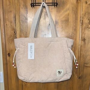 Wildfox | Cream Corduroy Tote
